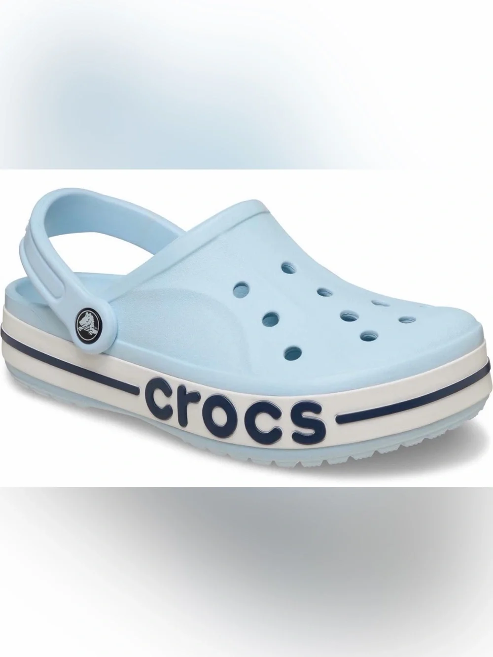 Crocs Bayaband Kids Mineral Blue Slip On Clog Mules!!(13C)